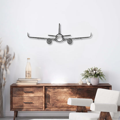 Décoration murale métal Avion Airbus A321-Precision