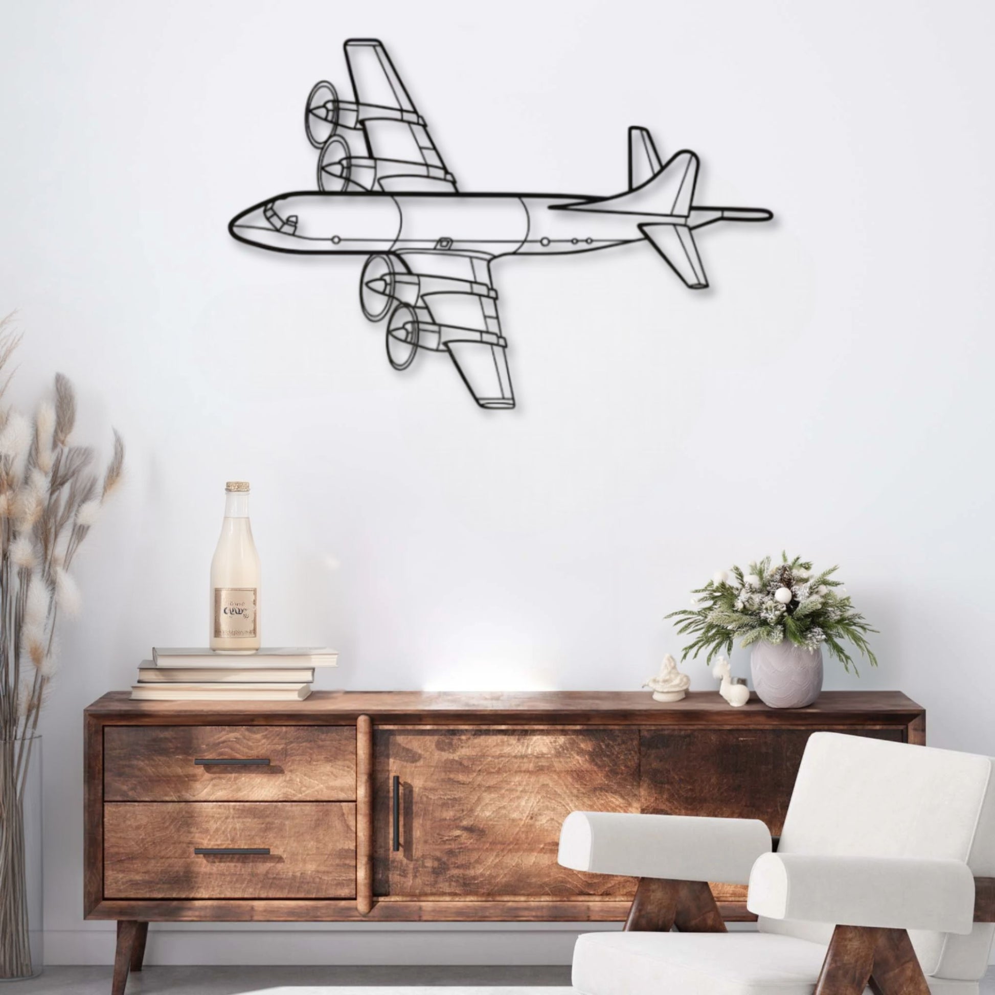 Décoration murale métal Avion Lockheed P-3C Orion Precision