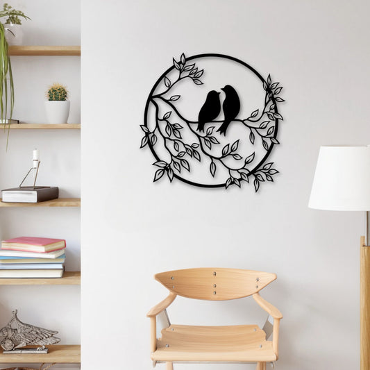 Décoration murale métal extérieure pour maison