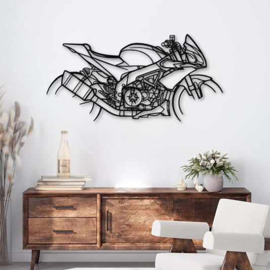 Décoration murale métal Moto Aprilia Tuono V4 1100 (2018) Precision