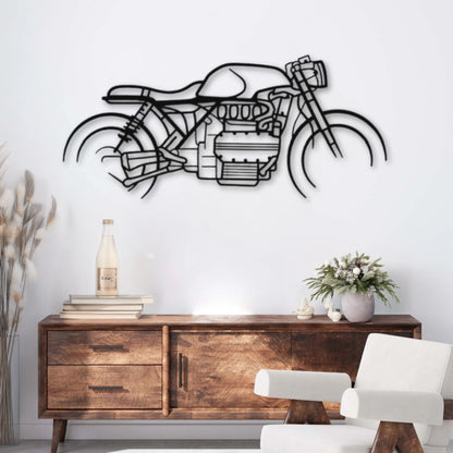 Décoration murale métal Moto BMW K1100 Café Racer Precision
