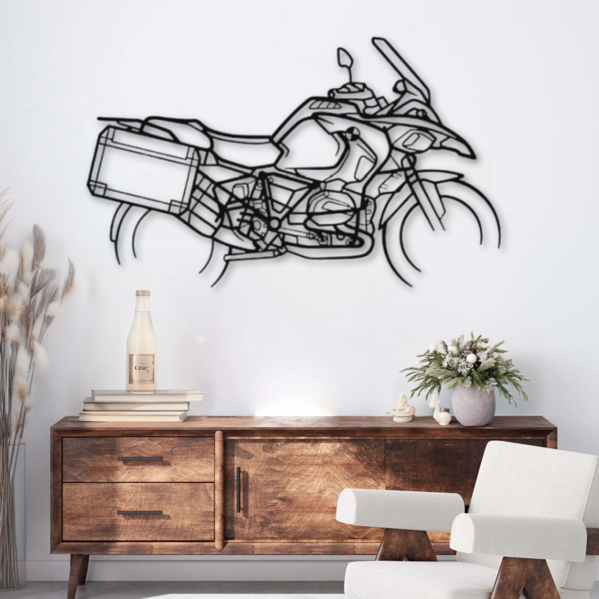Décoration murale métal Moto BMW R1200 GS Adventure Precision