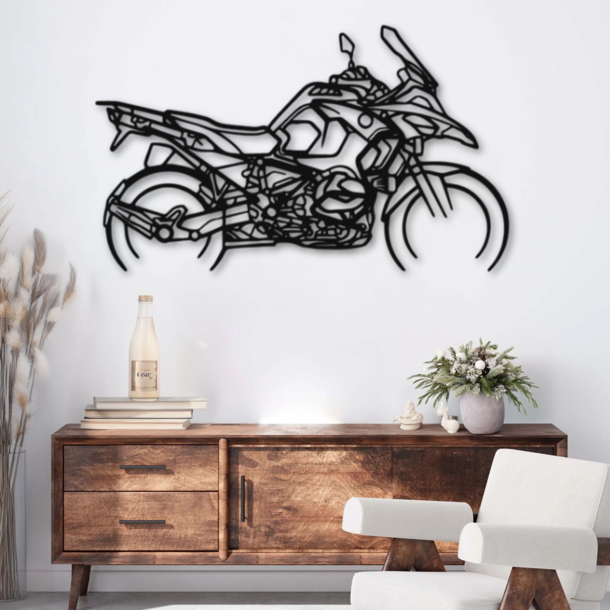 Décoration murale métal Moto BMW R1250 GS Precision