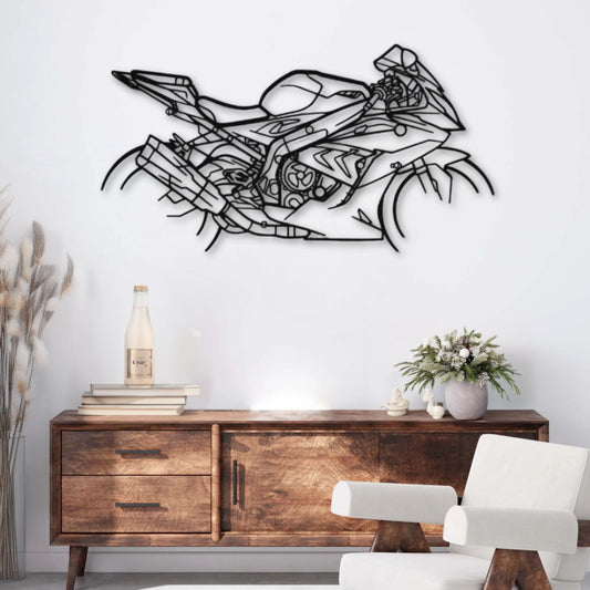 Décoration murale métal Moto BMW S1000RR PrecisionMetal