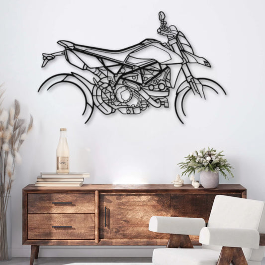 Décoration murale métal Moto Ducati Hypermotard 950 RVE PrecisionMetal