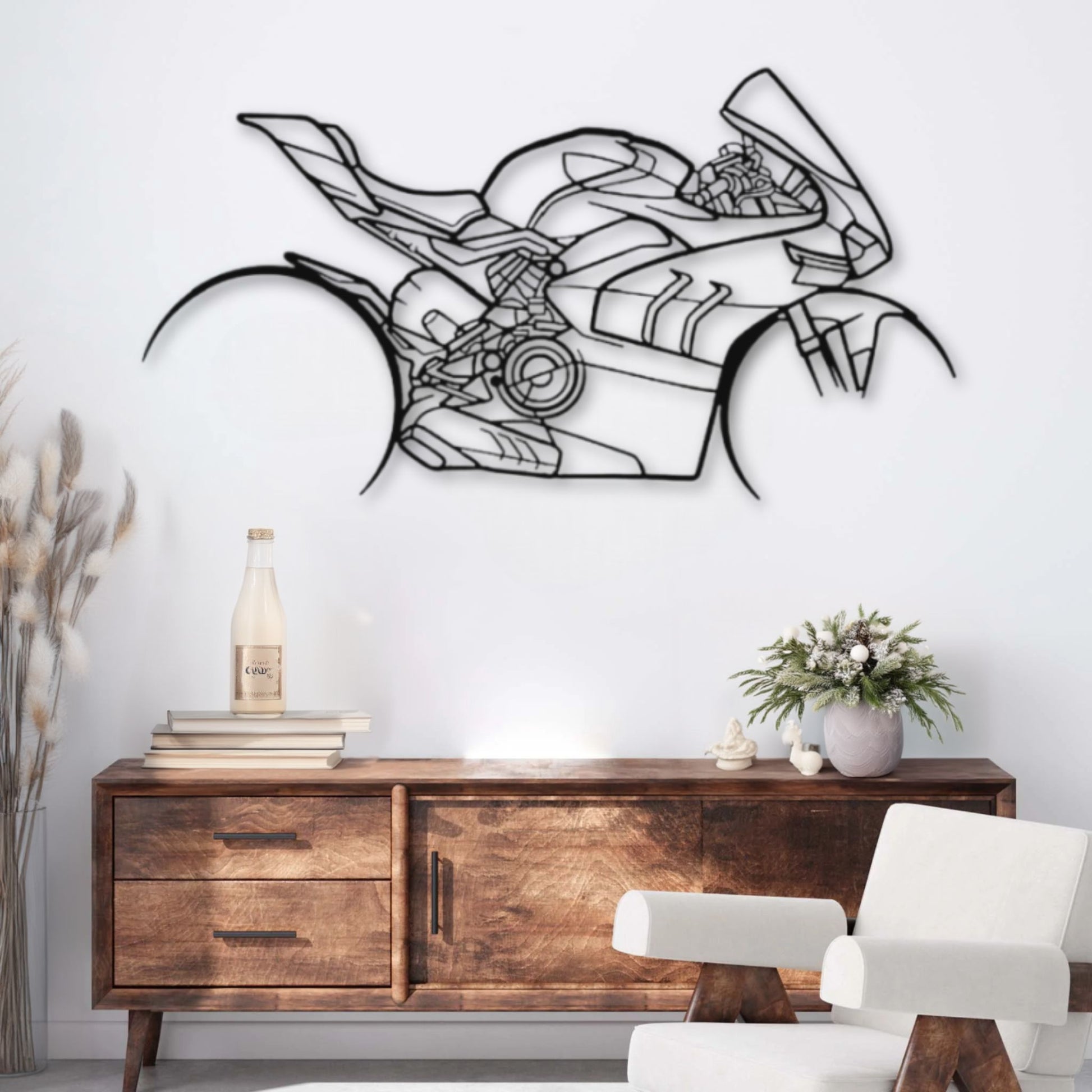 Décoration murale métal Moto Ducati Panigale V4 SP PrecisionMetal