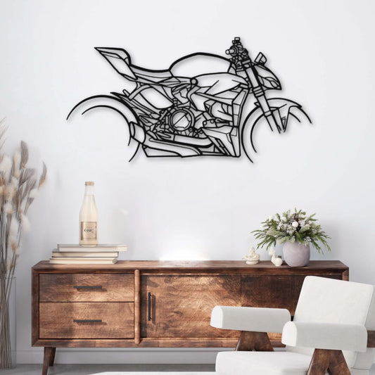 Décoration murale métal Moto Ducati Streetfighter V2 (2023) PrecisionMetal