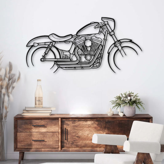 Décoration murale métal Moto Harley-Davidson Forty-Eight PrecisionMetal