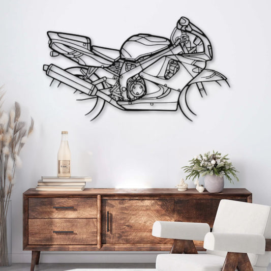 Décoration murale métal Moto Honda CBR900RR Fireblade (1996) PrecisionMetal