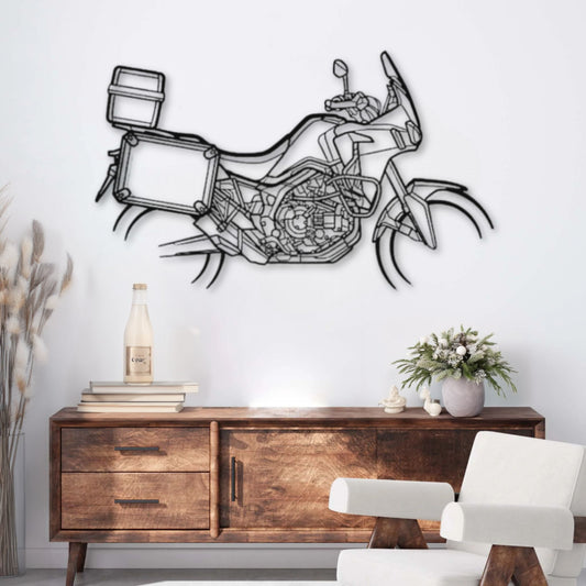 Décoration murale métal Moto Honda CRF1000L Africa Twin (2017) PrecisionMetal
