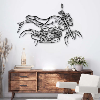 Décoration murale métal Moto Honda Grom (2019) PrecisionMetal