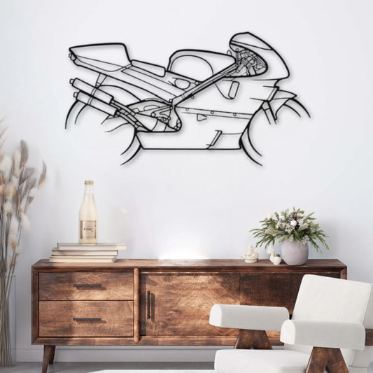 Décoration murale métal Moto Honda NSR500 PrecisionMetal