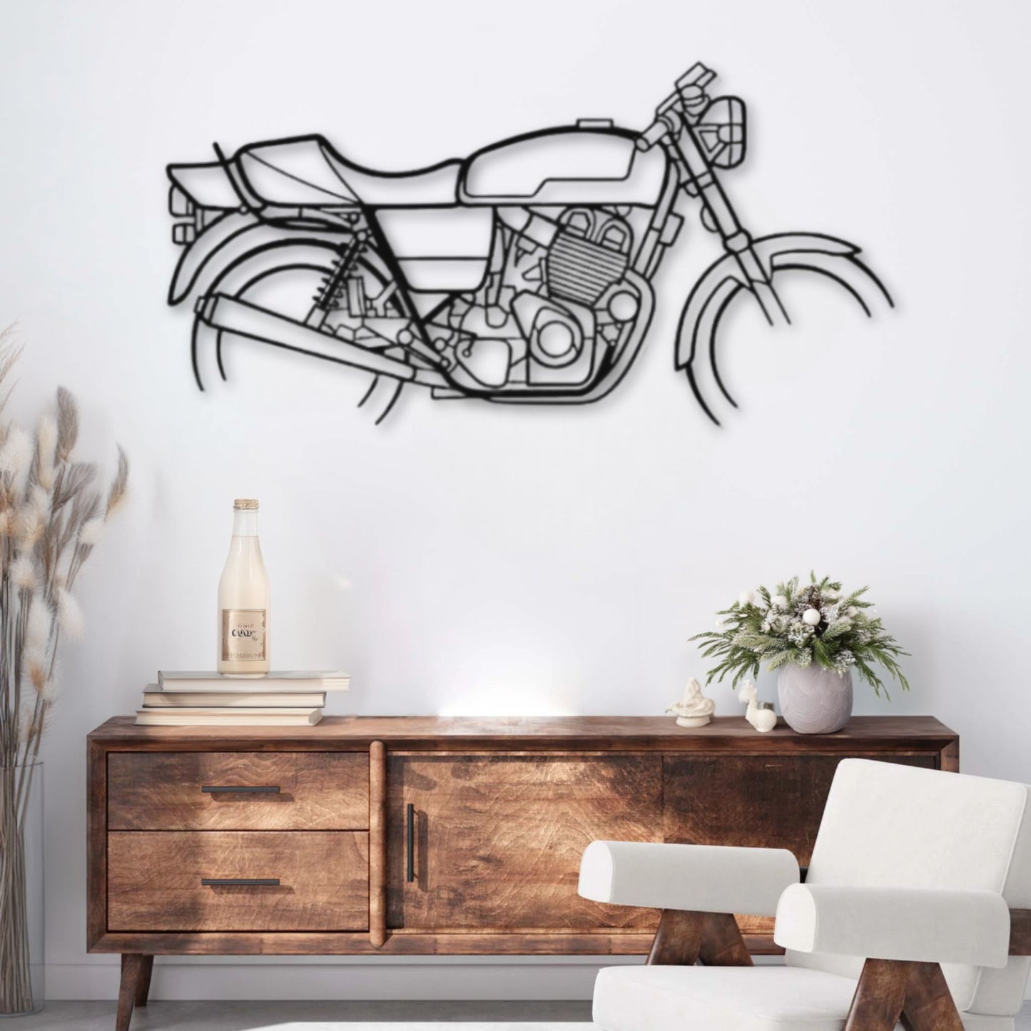 Décoration murale métal Moto Laverda Jota 1000 (1979) PrecisionMetal