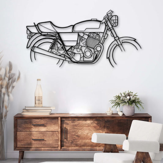 Décoration murale métal Moto Laverda Jota 1000 (1979) PrecisionMetal