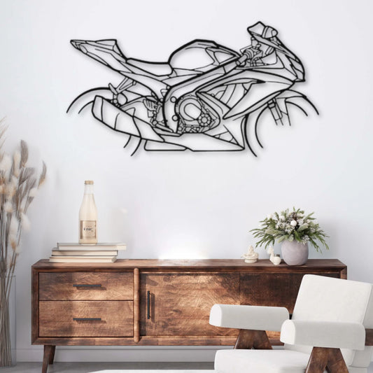 Décoration murale métal Moto Suzuki GSX-R PrecisionMetal