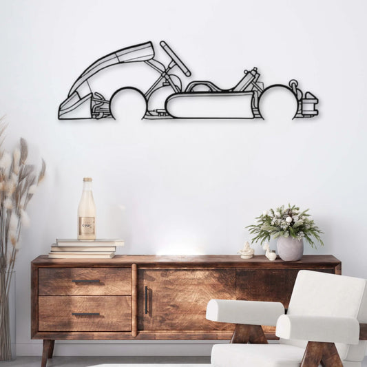 Décoration murale métal Voiture Junior Kart PrecisionMetal