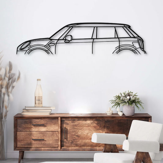 Décoration murale métal Voiture Mini Cooper (2018) PrecisionMetal