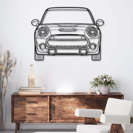 Décoration murale métal Voiture Mini Cooper (2021) PrecisionMetal