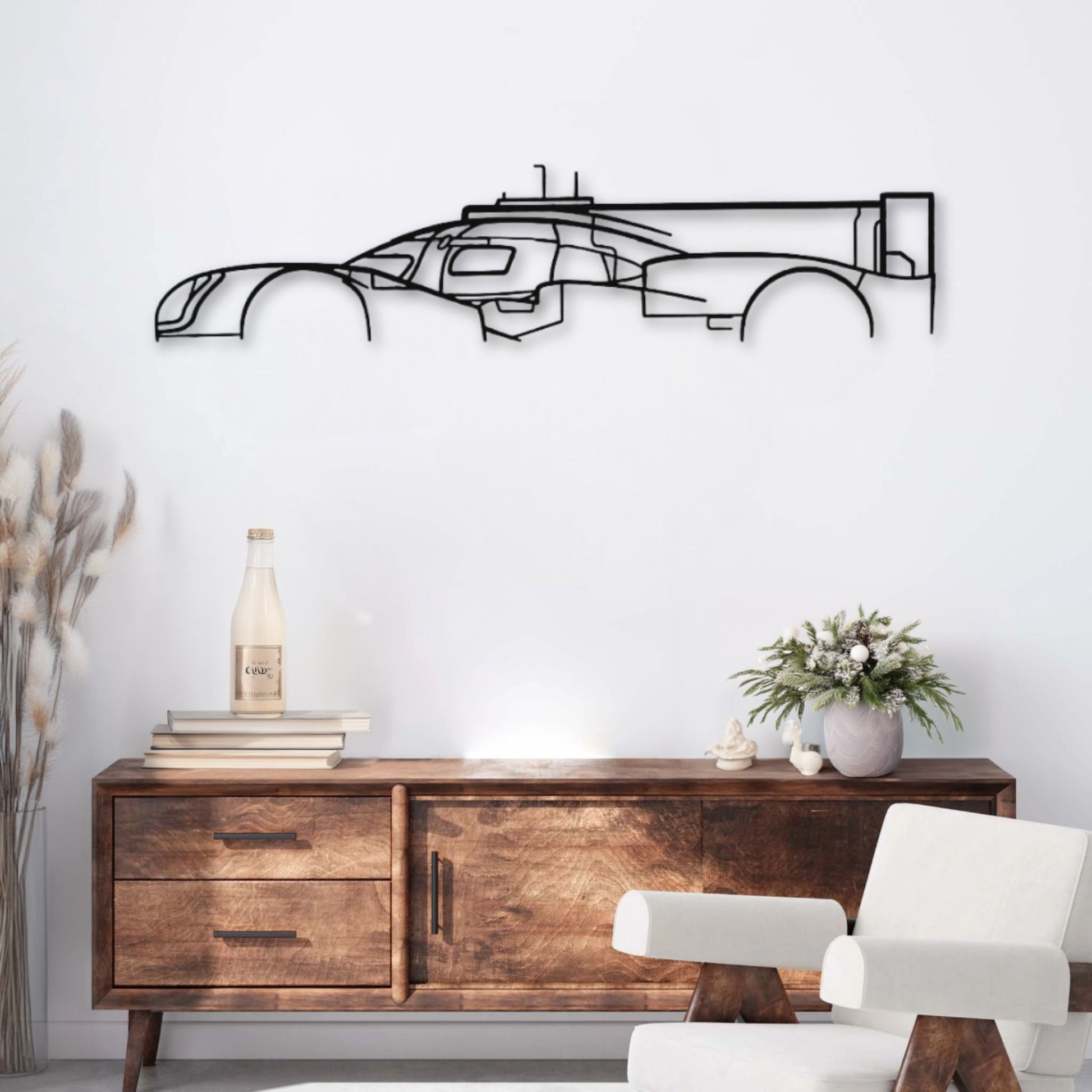 Décoration murale métal Voiture Porsche 919 Hybrid PrecisionMetal