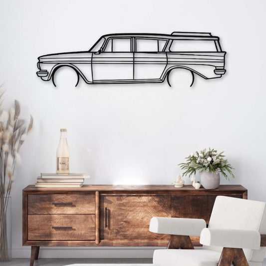 Décoration murale métal Voiture Rambler Wagon (1961) PrecisionMetal