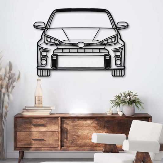 Décoration murale métal Voiture Toyota GR Yaris (2021) PrecisionMetal