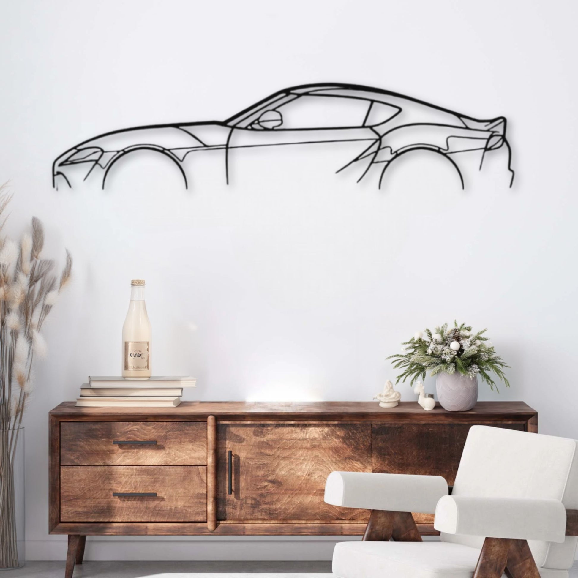 Décoration murale métal Voiture Toyota Supra MK5 PrecisionMetal