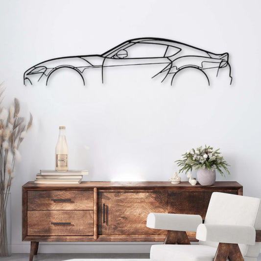 Décoration murale métal Voiture Toyota Supra MK5 PrecisionMetal