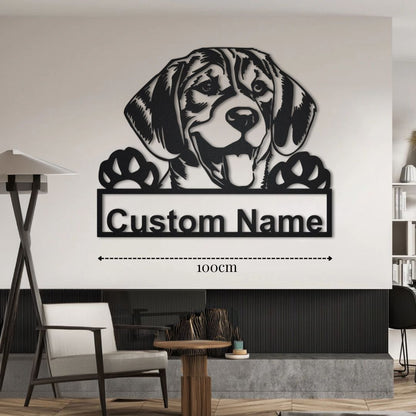 Décoration Murale pour Beagle PrecisionMetal