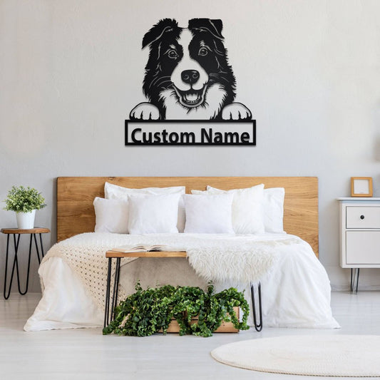 Décoration Murale Border Collie PrecisionMetal