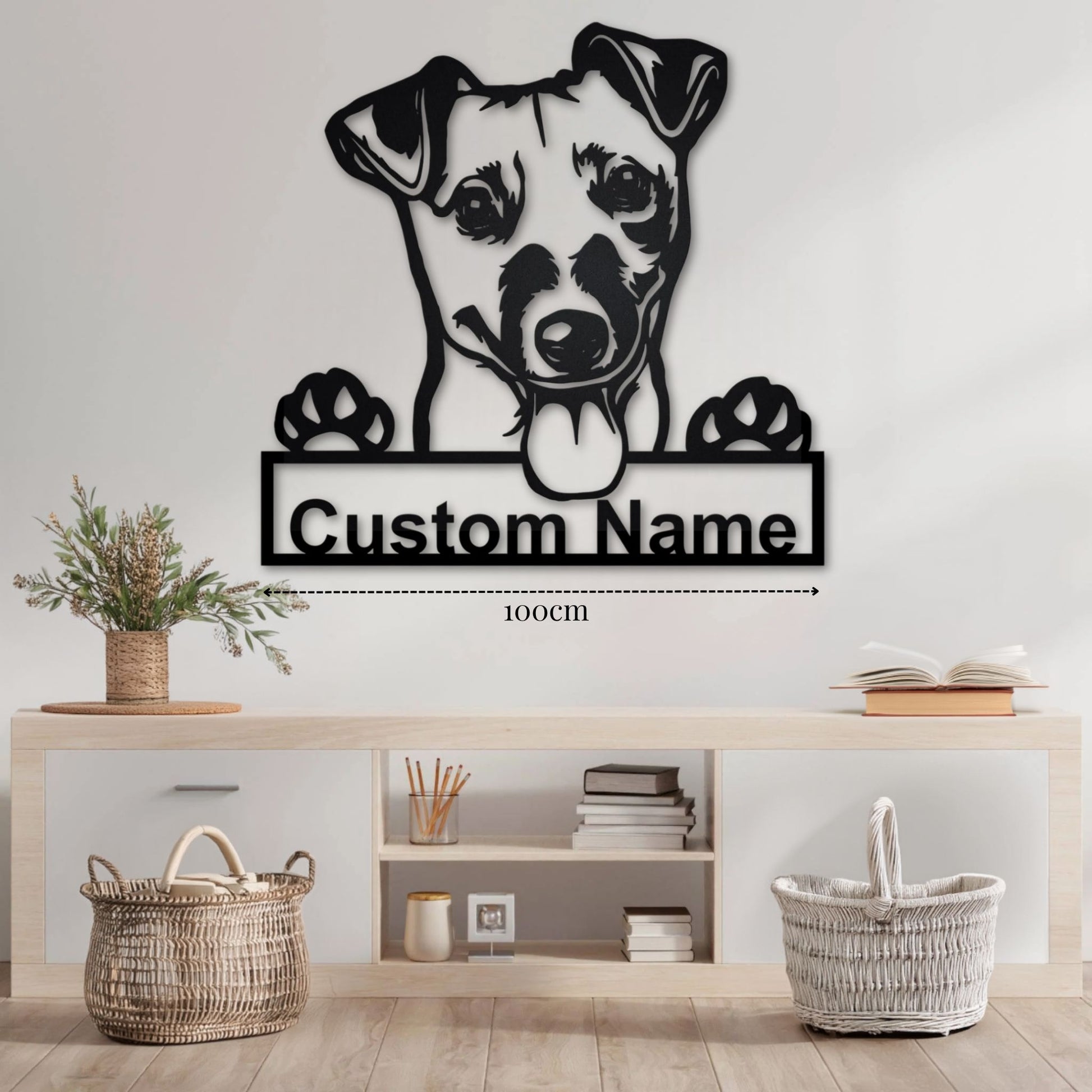 Décoration Murale pour Chien Jack Russel PrecisionMetal