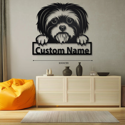 Décoration Murale pour Chien Shih Tzu PrecisionMetal