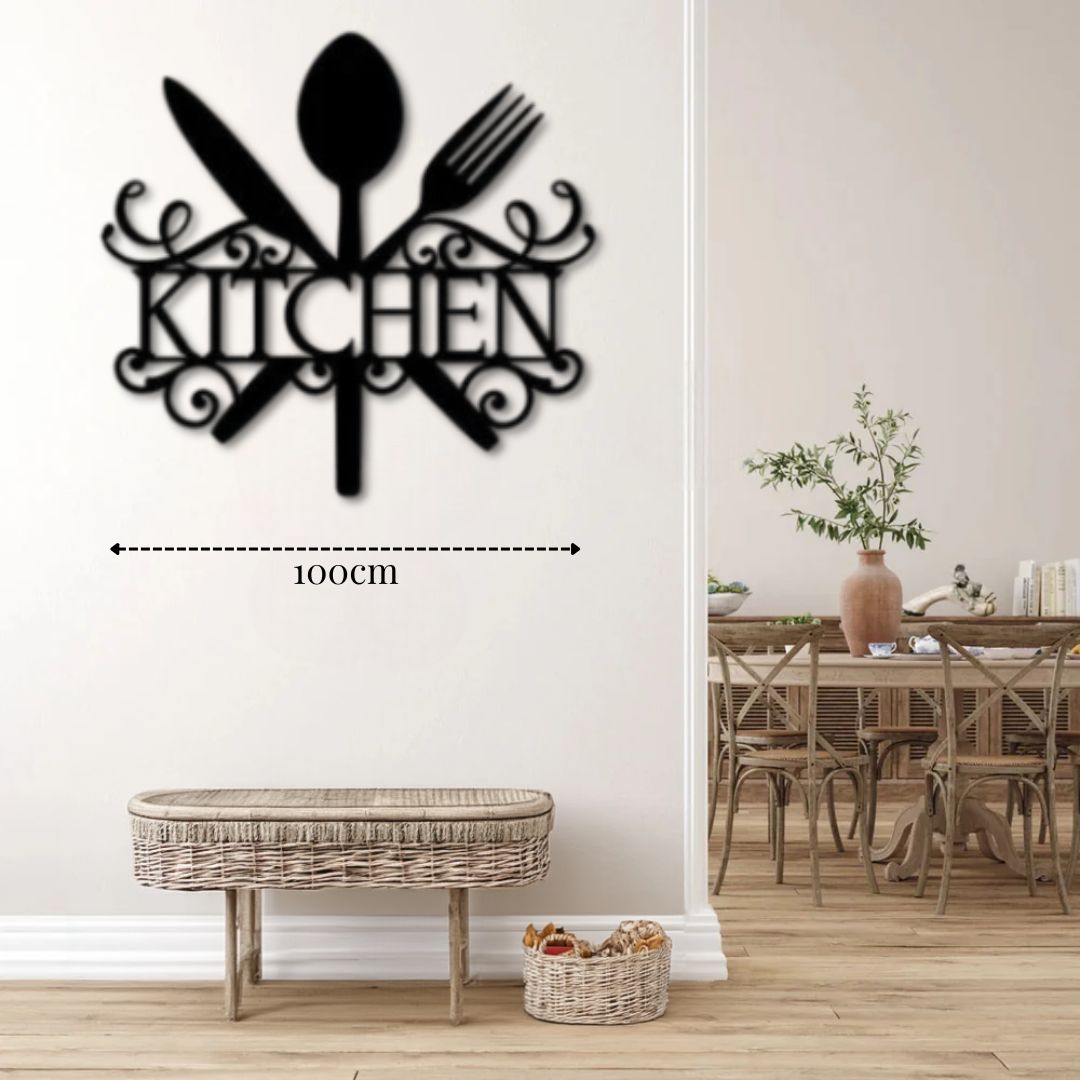 Décoration Murale pour Cuisine Industrielle PrecisionMetal