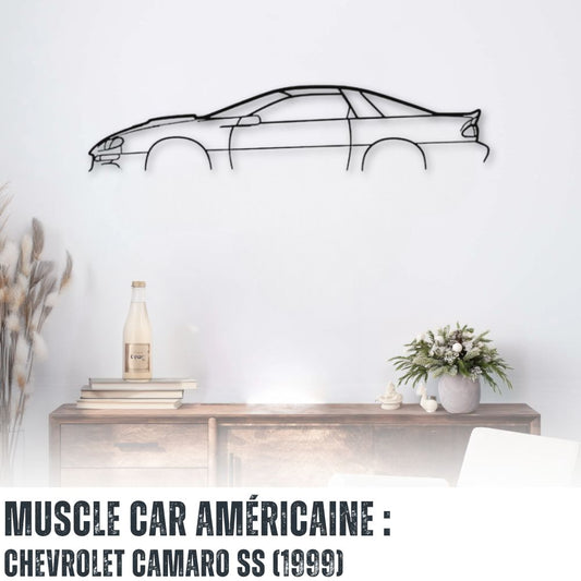 Décoration murale Voiture en métal Chevrolet Camaro SS (1999)