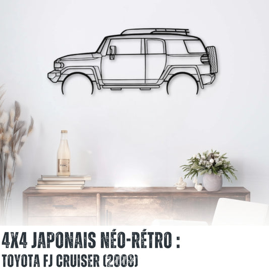 Décoration murale Voiture en métal Toyota FJ Cruiser (2008)