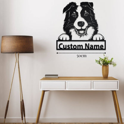 Décoration Métal Border Collie Murale PrecisionMetal