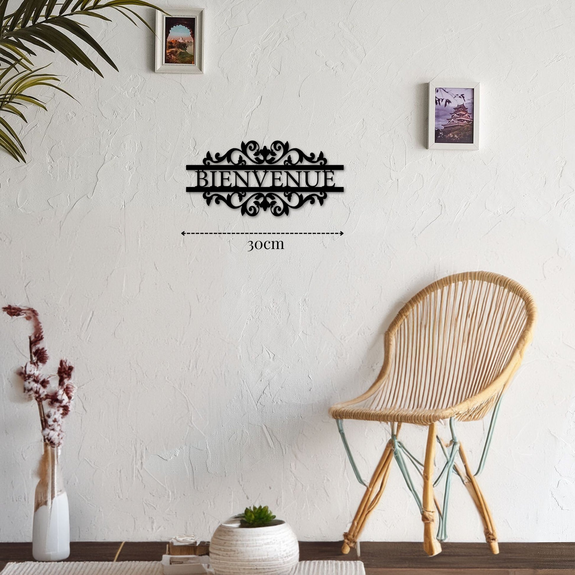 Petite Décoration Murale Extérieur en Métal PrecisionMetal