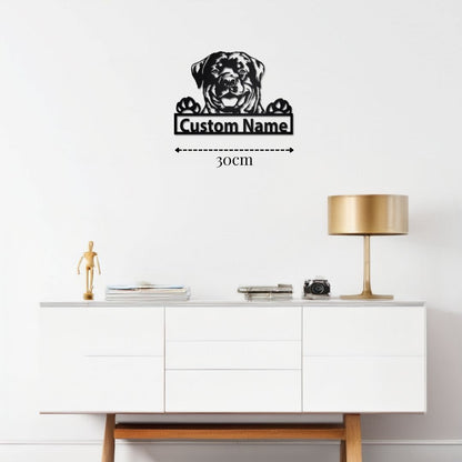 Petite Décoration Murale Rottweiler PrecisionMetal
