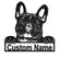 Animal Chien Affiche Graffiti Coloré Bouledogue Français Toile Tableau Art Peintures Decoration Murale 40x60cm Sans Cadre - Maison