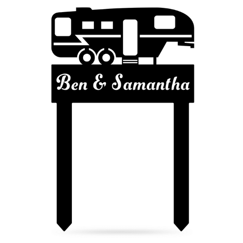 Panneau de camping rustique, camping-car, aventure Panneau de camping rustique, camping-car, aventure