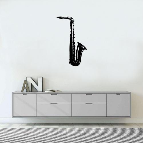 Déco Saxophone Noir