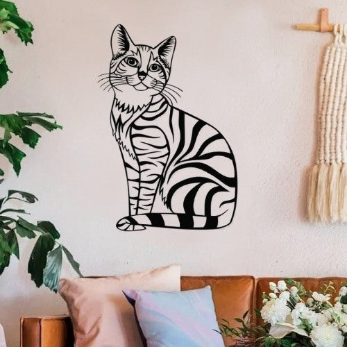 décoration murale chat