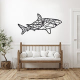 Requin Murale Géométrique